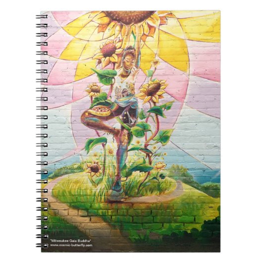 ミルウォーキーガイア仏|の空白のなノート ノートブック (正面)