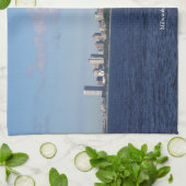 ミルウォーキースカイラインキッチンタオル キッチンタオル (折り畳み)