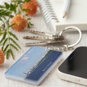 ミルウォーキースカイライン長方形アクリルキーチェーン キーホルダー (正面右)