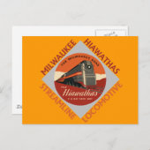 ミルウォーキーヒアワタ鉄道 ポストカード (正面/裏面)