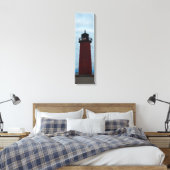 ミルウォーキーピエールヘッドライトハウスビューバーチカルキャンバス キャンバスプリント (インサイチュ (寝室))