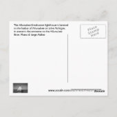 ミルウォーキーブレイクウォーターライトハウス ポストカード (裏面)