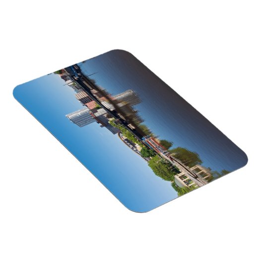 ミルウォーキーリバーフロントと州通りブリッジ マグネット (右側)