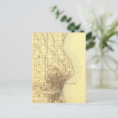 ミルウォーキーヴィンテージの地図 ポストカード (スタンド正面)