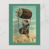 ミルウォーキー上空のビール支援飛行 ポストカード (正面)