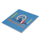 ミルウォーキー州旗(ウィスコンシン州) タイル (側面)