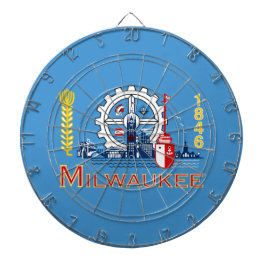 ミルウォーキー州旗（ウィスコンシン州） ダーツボード
