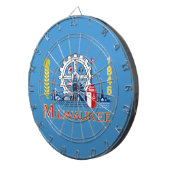 ミルウォーキー州旗(ウィスコンシン州) ダーツボード (正面右)