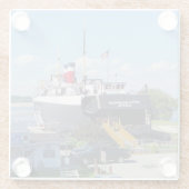 ミルウォーキー市のガラスコースター ガラスコースター (裏面)