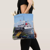 ミルウォーキー市のトートバッグの上に トートバッグ (クローズアップ)