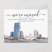 ミルウォーキー引越し案内はがき 案内ポストカード (正面)