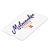 ミルウォーキー文字 マグネット (左側)