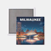 ミルウォーキー美術館 マグネット (正面/裏面)