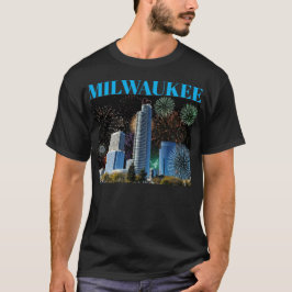 ミルウォーキー花火 MKE=414 3026 Tシャツ