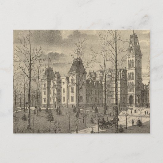 ミルウォーキー郡ナショナルソルダーホーム ポストカード (正面)