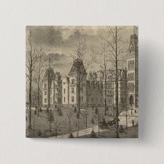 ミルウォーキー郡国兵ホーム 缶バッジ (正面)