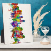 ミルウォーキー・ウィスコンシンのスカイライン フォトプラーク (側面)