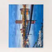 ミルウォーキー,ウィスコンシン統一された州,州 ジグソーパズル (縦)