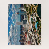 ミルウォーキー・ウィスコンシン。クリスマスの挨拶 ジグソーパズル (縦)