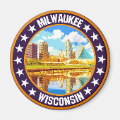 ミルウォーキー マグネット (正面)