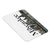 ミルウォーキーWIスカイラインとミルウォーキーとスカイライン マグネット (右側)