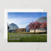 ミルウォーキーWIポストカードのドーム ポストカード (正面/裏面)