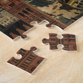 ミルウォーキーWI (1898年)のヴィンテージの絵解き地図 ジグソーパズル (側面)