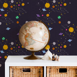 ミルキーウェイの下にかわいいキッズサンシステムGallaxy 壁紙