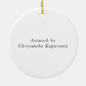 ミルキーウェイ磁器オーナメント セラミックオーナメント (裏面)