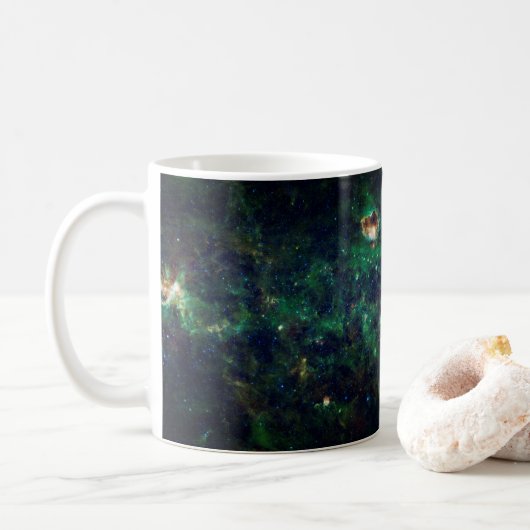 ミルキーウェイ銀河系コズミック宇宙 コーヒーマグカップ (ドーナツ)