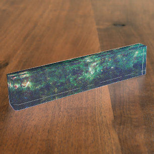 ミルキーウェイ銀河系コズミック宇宙 デスクネームプレート