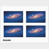 ミルキーウェイ銀河系ステッカーby S. Ambrose 長方形シール (シート)