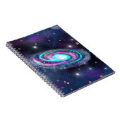 ミルキーウェイ銀河系 |コズミックブルーパープルピンク ノートブック (右側)