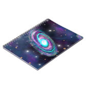 ミルキーウェイ銀河系 |コズミックブルーパープルピンク ノートブック (左側)
