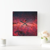 ミルキーウェイ銀河系 スクエア壁時計 (ホーム)