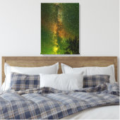 ミルキーウェイ&オーロラボレリス |オンタリオ州（カナダ） キャンバスプリント (インサイチュ (寝室))