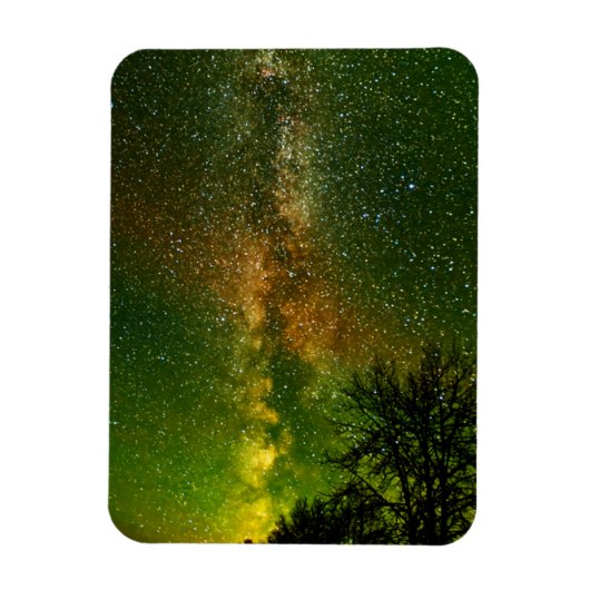 ミルキーウェイ&オーロラボレリス |オンタリオ州（カナダ） マグネット (縦)