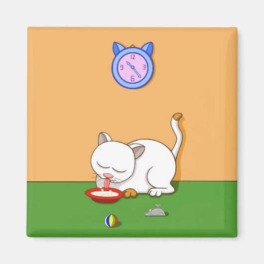 ミルキーキャット マグネット (正面)