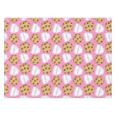 ミルクおよびクッキーパターン テーブルクロス (正面(横))