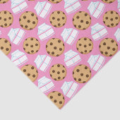 ミルクおよびクッキーパターン 薄葉紙 (詳細)