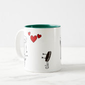 ミルクおよびクッキー ツートーンマグカップ (正面左)