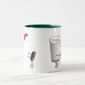 ミルクおよびクッキー ツートーンマグカップ (中央)