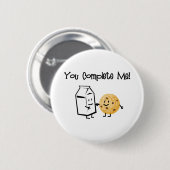 ミルクおよびクッキー 缶バッジ (正面&裏面)