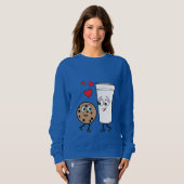 ミルクおよびチョコチップクッキー スウェットシャツ (正面フル)