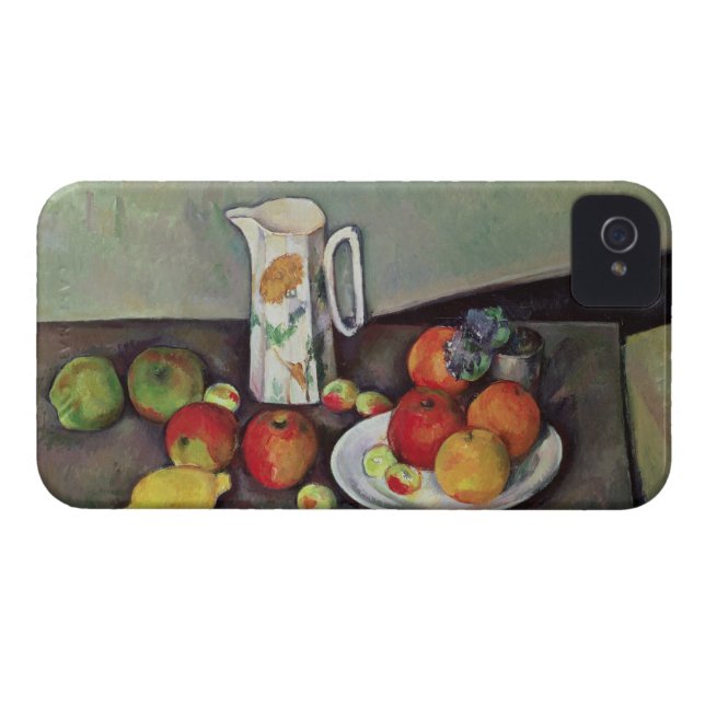 ミルクが付いているポールセザンヌ|ポールセザンヌ|の静物画 Case-Mate iPhoneケース (裏面横)