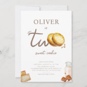 ミルクとクッキーが2つの誕生日パーティーを開く 招待状 (正面)