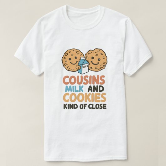 ミルクとクッキーのいとこたち Tシャツ (デザイン正面)