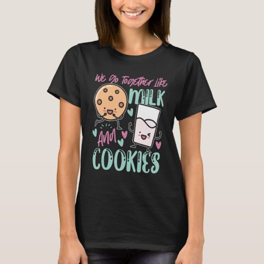 ミルクとクッキーのようにぴったり Tシャツ (正面)