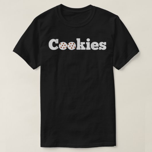 ミルクとクッキーのカップル皮肉ハロウィーンの衣装T Tシャツ (デザイン正面)