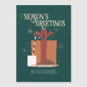 ミルクとクッキーのクリスマスプレゼントアイディアヴィンテージグリーン (正面)